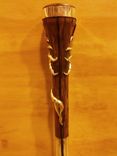 Silver Scorpion Cane With Emerald Eyes 2 small
