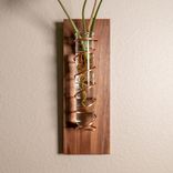 Propagation Vase - Walnut And Copper - Happy Together 2 small