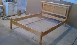 Cherry Platform Panel Bed 2 small