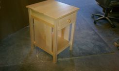 1 Drawer Open Base Night Stand 1 small