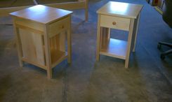 1 Drawer Open Base Night Stand 3 small