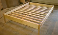 Platform Bed With Low Head & Foot Board 1 small