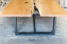 Solid Wood Conference Table 4 small