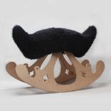 Mustache Ride Unique Rocking Upholstered Chair 2 small