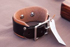 Leather Cuff Bracelet Dragon 2 small