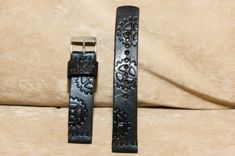Watch Strap Custom Tooled (Steam-Punk, Sprocket) 3 small