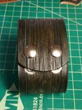 2in Wide Black Distressed Leather Cuff Christian Cross 5 small