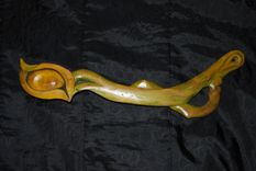 A Pair Of Hazel Nut Spoons 1 small