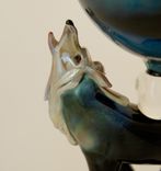 Sculpted Wildlife Goblets 2 small