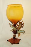 Sculpted Wildlife Goblets 3 small