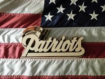 Wood New England Patriots Logo 2 small