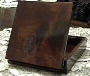 Claro Walnut Cigarette Case With Lighter Compartment 3 small