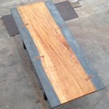 Concrete And Exotic Wood Dining/ Conference Table 2 small