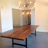 Contemporary Solid Walnut Conference/ Dining Table 1 small