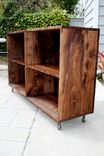 Walnut Record Player Console 5 small