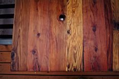 Salvaged Redwood Dinning Table 5 small