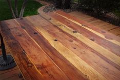 Salvaged Redwood Dinning Table 3 small