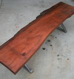 600 Year Old Redwood Live Edge Dinning Table Set 2 small