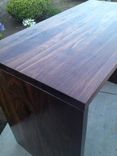 Walnut Waterfall Pub Style Dinning Table 2 small
