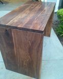 Walnut Waterfall Pub Style Dinning Table 3 small
