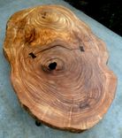 Tropical Live Edge Round Coffee Table 1 small