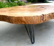 Tropical Live Edge Round Coffee Table 2 small