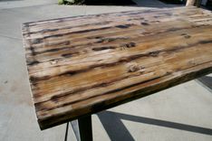 Rustic Recycled Butcher Block Dinning Table 2 small