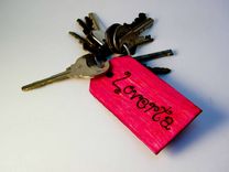 Wooden Keychain 2 small