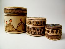 Round Nesting Boxes 2 small