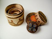 Round Nesting Boxes 4 small