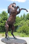 10 Feet! Giant Rearing Horse Bronze Statue | Life Size Bronzes Bronze Sculptures - Lost Wax Casting 5 small