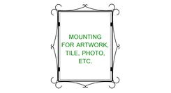 Wrought Iron Picture Frame; Tile, Photo, Artwork Display Frames 4 small