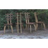 Custom Walnut And Curly Maple Live Edge Dining Table 5 small