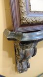 Custom Made Mantle Shelf Reclaimed Parlor Grand Piano Lid & Corbels 4 small