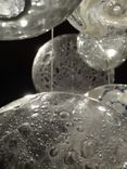 Blown Glass Sphere Chandelier 4 small
