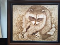 "Digging Up The Past" Pyrography (Wood Burning) 2 small