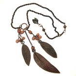 Three Leaves Necklace 2 small