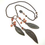 Three Leaves Necklace 4 small