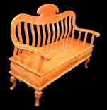 Cherry Victorian Style Bench 1 small