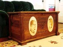 Walnut Wedding Hope Chest 1 small