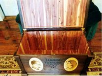 Walnut Wedding Hope Chest 4 small