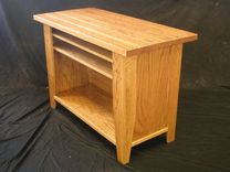 Custom Oak Entertainment Center 2 small
