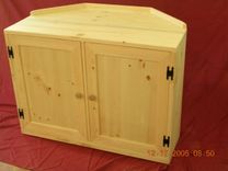 Custom Pine Corner Entertainment Center 1 small