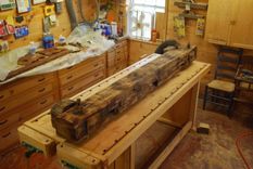 Custom Reclaimed Timber Mantle 2 small