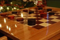 Kids Checker Board Table And Chairs 2 small