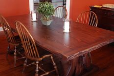Reclaimed Barn Wood Dining Table 1 small