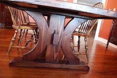 Reclaimed Barn Wood Dining Table 4 small