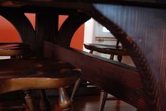 Reclaimed Barn Wood Dining Table 5 small