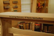Memorial Wood Bench 2 small