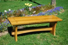Memorial Wood Bench 1 small